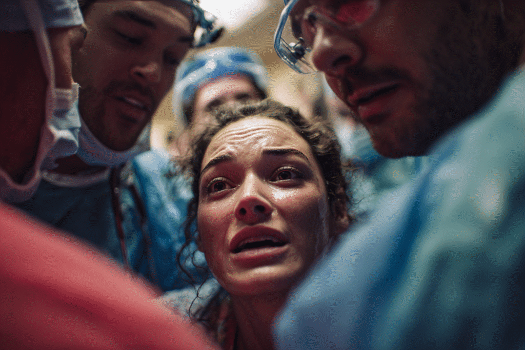 amniotic fluid embolism emergency during childbirth